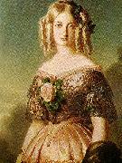 Franz Xaver Winterhalter the duchesse d' aumale oil painting